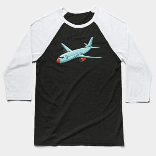 Airplane Jumbo Jet Baseball T-Shirt